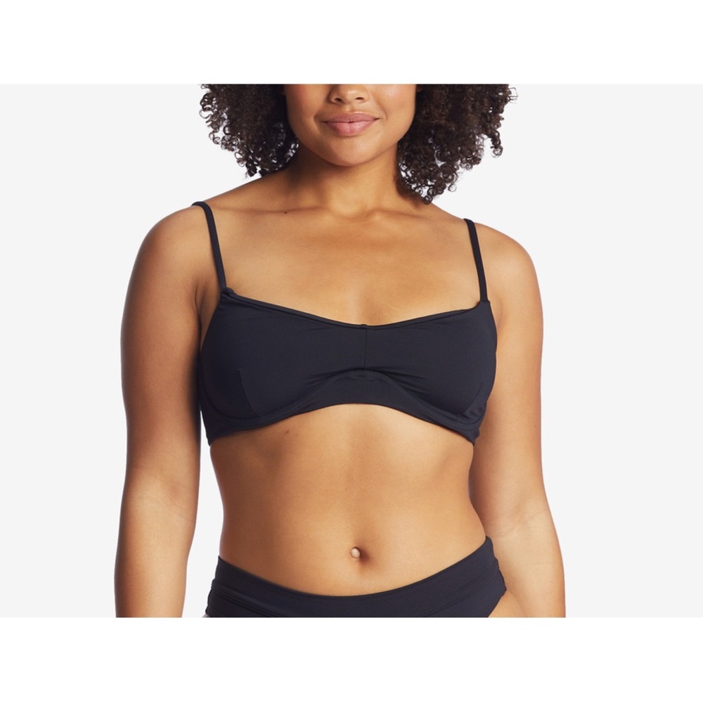 Billabong x Seafolly ๐บ Black Kenzley Bikini Top | Cheeky Floral Bottoms ๐๏ธ๐ - Picture 3 of 15